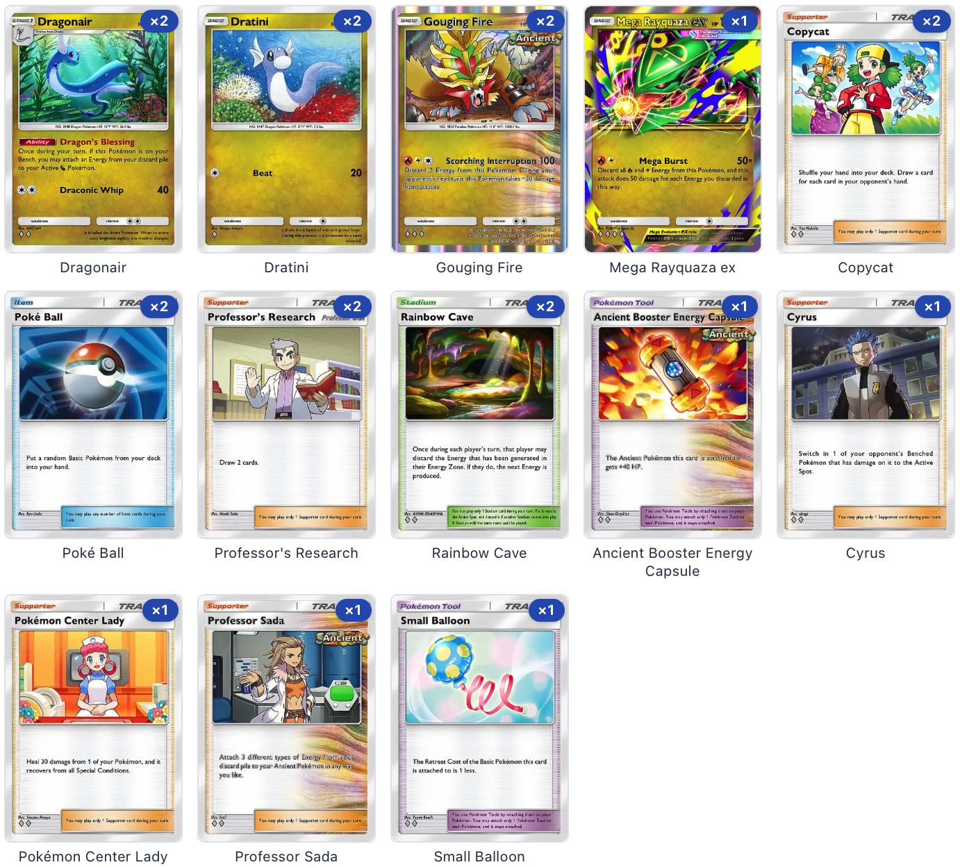 Credit: Esteban0708s 1st place finish at Pop Up Series 4 Mega Rayquaza
